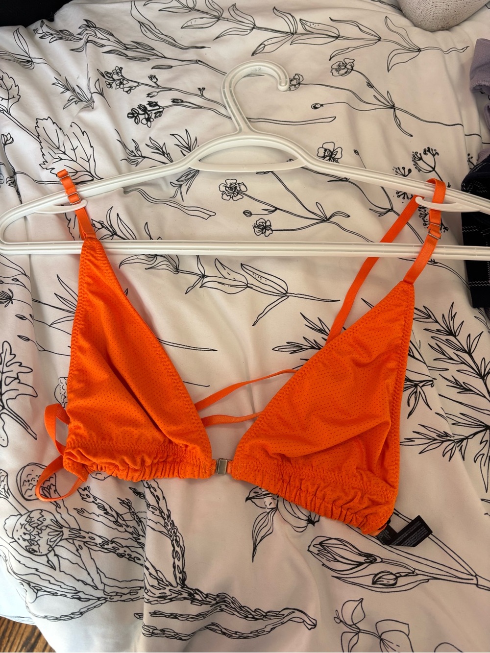 Urban outfitters Triangle bralette Top - Bright Orange
